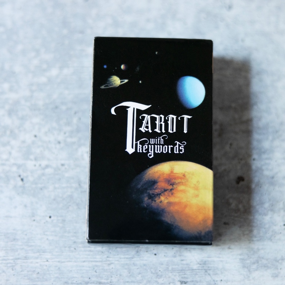 Tarot Deck with Keywords 78 Cards Complete Set in Original Box Minor Damage